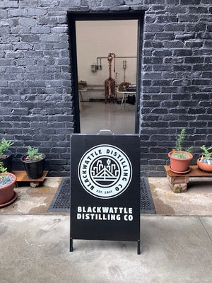 Blackwattle Distillery front door in the Inner West of Sydney